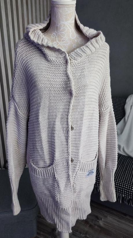 Cardigan s kapucňou, xl