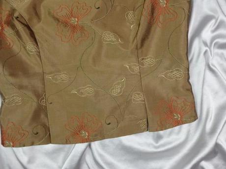 Luxusný hodvábny blejzer, 40