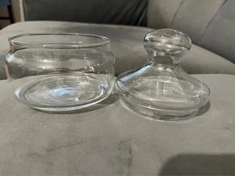 Retro nadoba - priehladne sklo, 