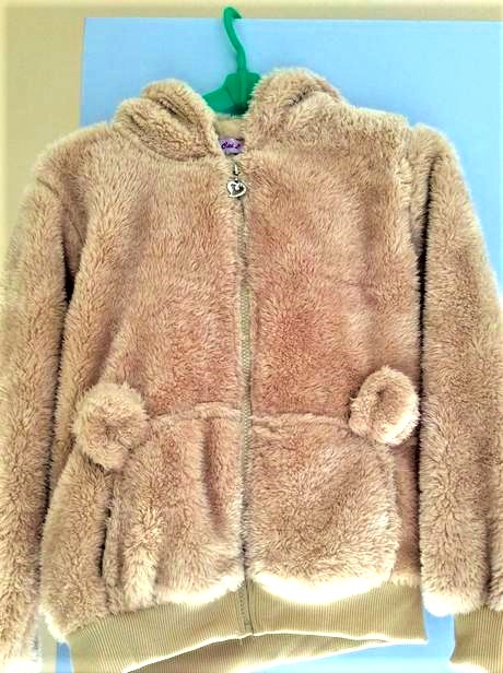 Teplá huňatá bundička 146/152, 146