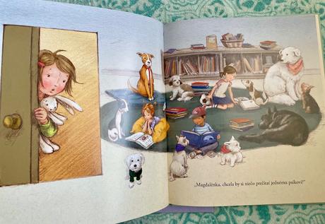 Magdalénka a psík z knižnice, zvieratká z útulku, 