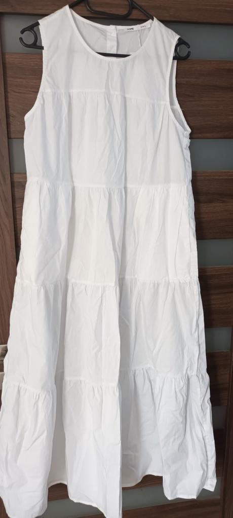 Biele maxi šaty, sinsay,l