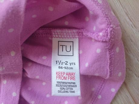 Bodkavé tričko 1 1/2-2 roky, tu,86