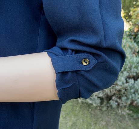 Blúzka s roll-up rukávmi 38/40, vero moda,38