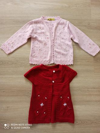 Svetriky pre dievčatko ku suknicke, 104