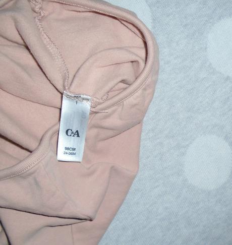 Mikina s volánmi na 2 až 3 roky, c&a,98