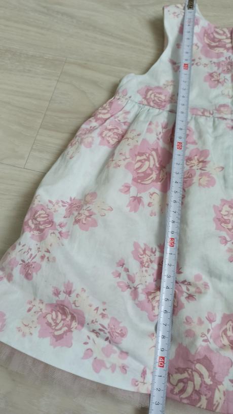 Šaty kvetové, h&m,80