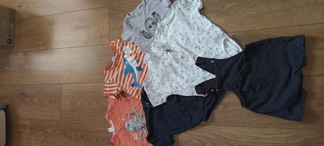 Letný balík  chlapec veľkosť 80 h&m a iné, 68–80