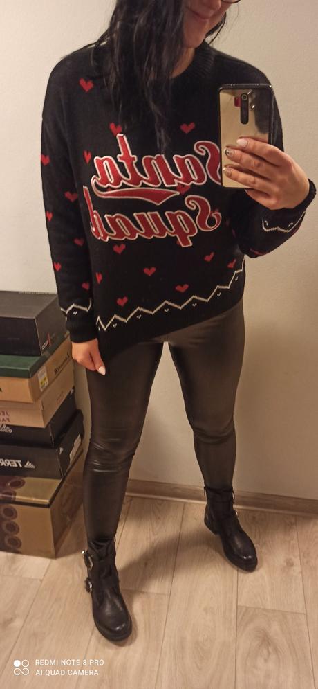 Sveter santa squad s postou, clockhouse,s