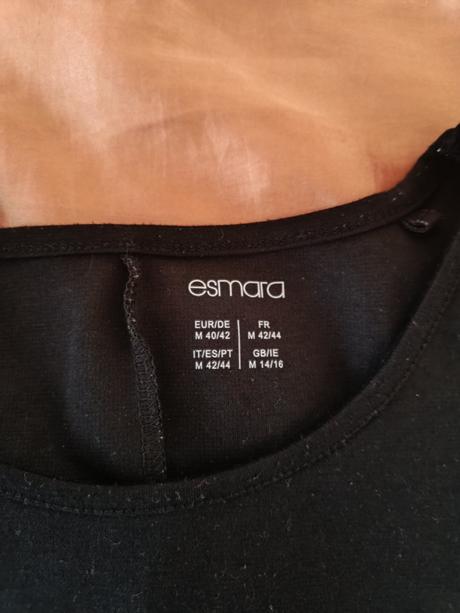 Čierne minišaty, esmara,m
