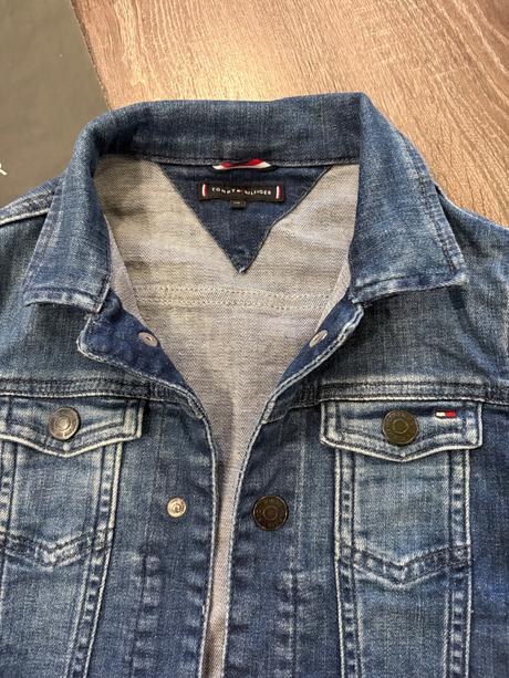 Tommy hilfiger štýlova riflova bunda č.110, tommy hilfiger,110