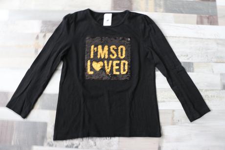 Tričko s flitrami, palomino,134