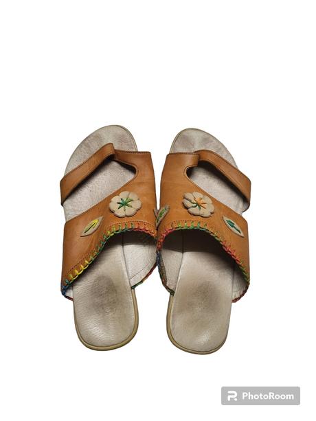 Dámske kožené šlapky, 37