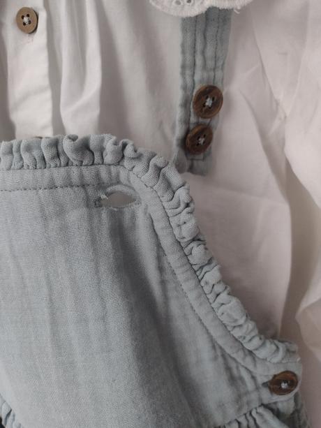 Bavlnená súprava vyšívanej košele a sukničky na t, next,104