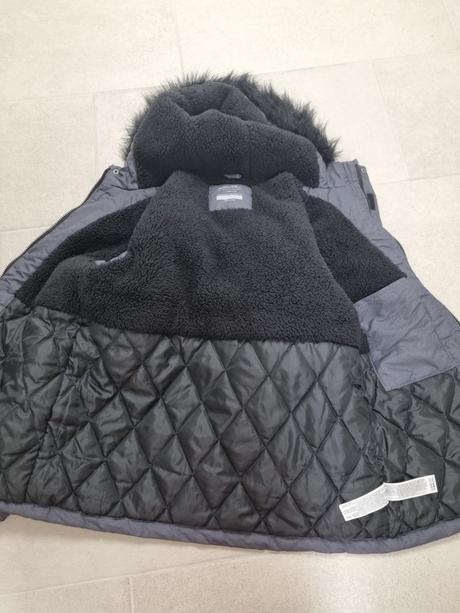 Veľmi teplá zimná parka s kožušinou, primark,158