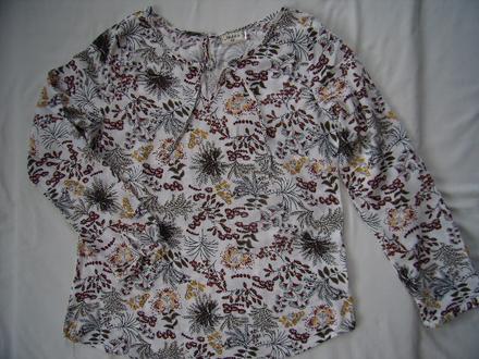 Kvetinková blúzková tunika v.40, 40