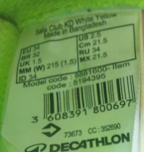 Futbalove halovky 34, kipsta,34