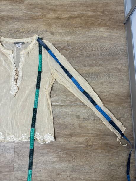 Ľahká priesvitná blúzka klaus dilkrath, xs