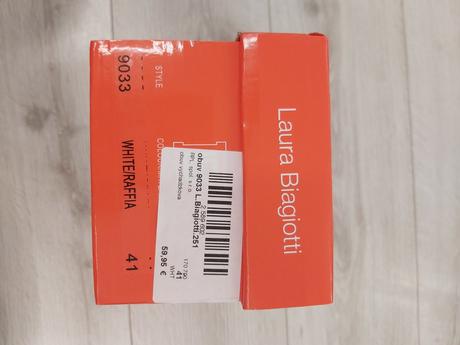 Biele elegantné šľapky, 41