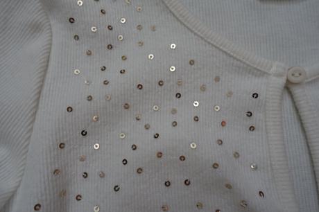 Svetrík s flitrami, h&m,134