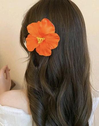 Ozdoba kvet do vlasov so sponou, 