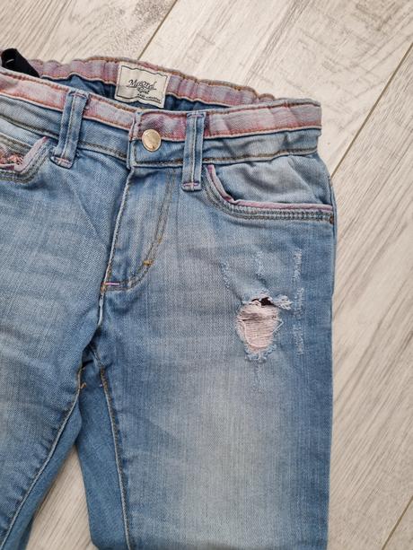 Moderné džínsy mayoral s roztrhaným efektom, mayoral,104