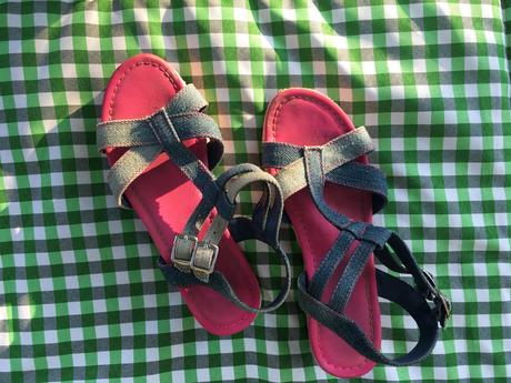 Dievčenské sandálky na opätku, graceland,34