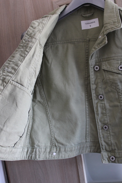 Riflová zelená vesta č. s, terranova,s