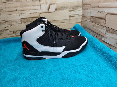 Jordan 44 - pánske čierne kožené tenisky, air jordan,44