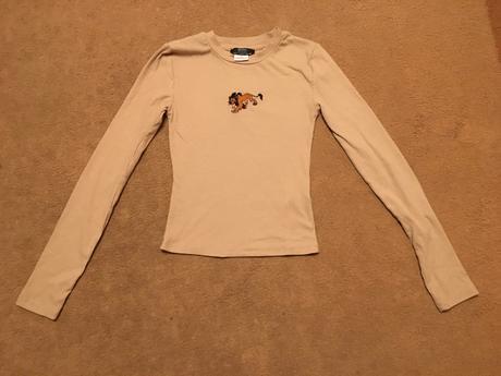 Tricko dlhy rukav s a m, bershka,m