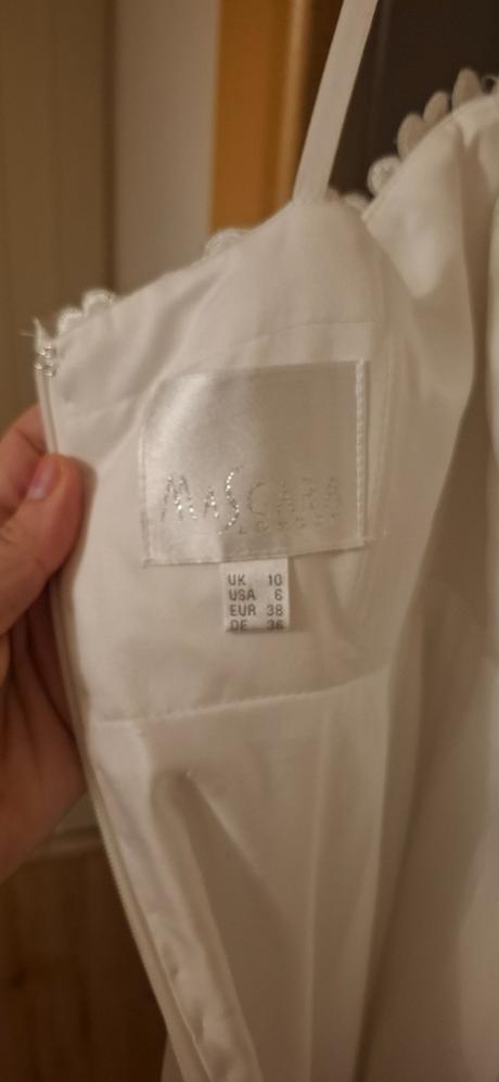 Svadobné šaty mascara london, 38 / m