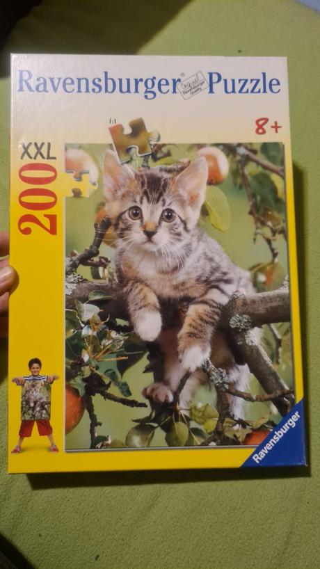 Puzzle mačiatko 200 ks, 