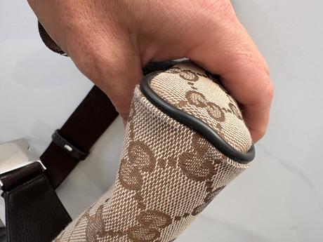 Gucci cloth belt bag ľadvinka, gucci