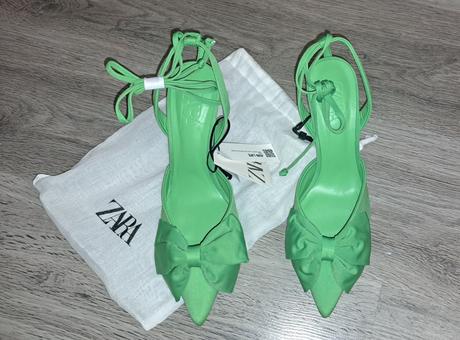 Zara lodicky sandale s mašľou, zara,38