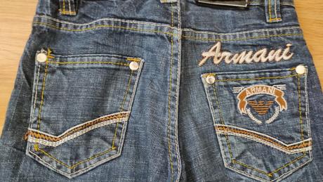 Chlapčenské rifle, armani,128