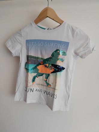 Tricko dino, h&m,122