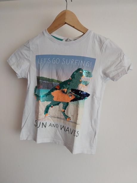 Tricko dino, h&m,122