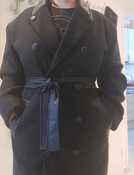 Elegantný kabát, ad style,xxxl