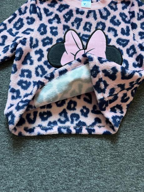 Zeteplený set mikina a gate minnie, disney,98