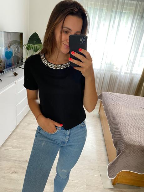 Top s kamienakami, h&m,s