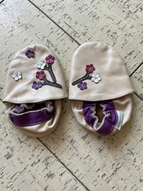 Kožené capačky ekotuptusie 14,5cm, <17