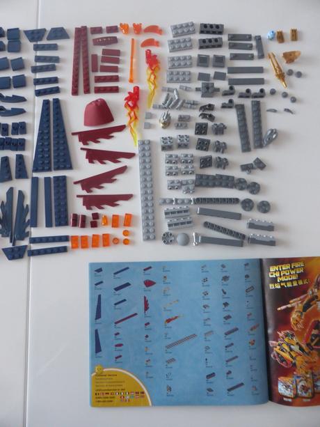 Lego chima 70142 erisino ohnivé orlie lietadlo,