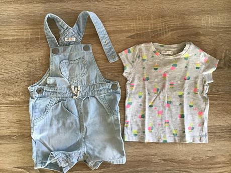 Letné traky s tričkom, veľ. 74, pepco,74