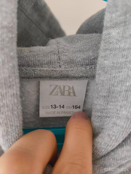 Oversize mikina s kapucňou - zara, veľ. 164, zara,164