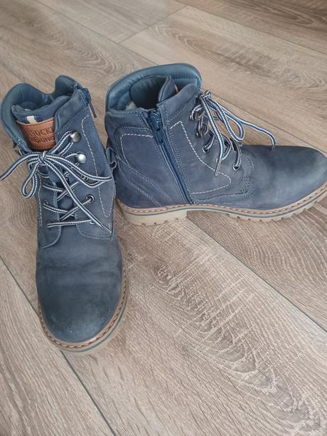 Kožené zateplené čižmy, lasocki,34