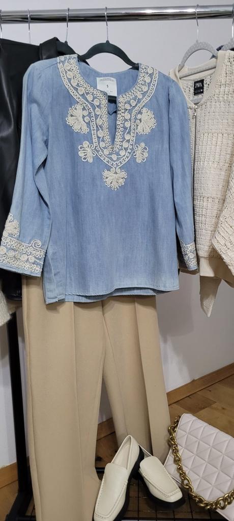 Riflový top zara, zara,s