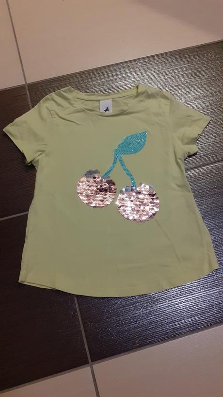 Tricko s flitrami, palomino,134