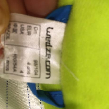 Zimna bunda lyziarska 2-3 r nenosená, decathlon,98