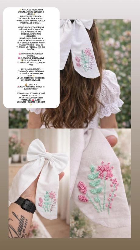 Ručne vyšívané kúsky, 