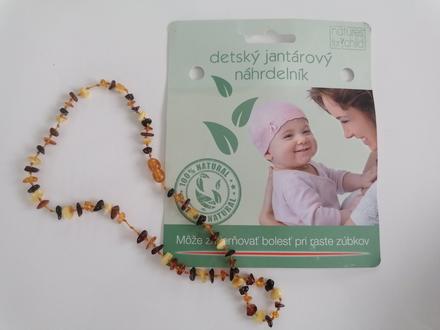 Detsky jantárovy náhrdelník, 